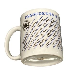 Presidents of the United States Coffee Mug(s)  Signatures Washington - Clinton